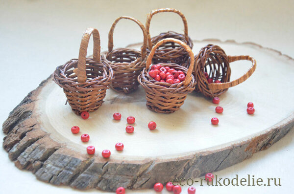 Корзинка декоративная (Коричневый)