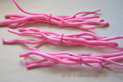 Ствол для топиария (Corylus) розовый, 5 шт