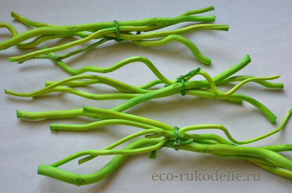 Ствол для топиария (Corylus) салатовый, 5 шт