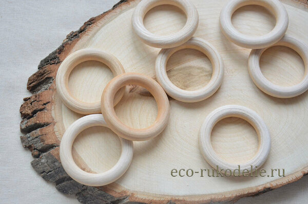 Заготовка кольцо деревянное 60 мм